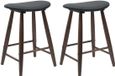 vidaXL Eetkamerstoelen, 2 stuks, lichtbruin, 46 x 37 x 63 cm