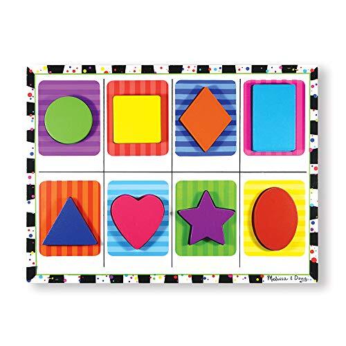 MELISSA & DOUG Melissa and Doug - Shapes Chunky Puzzle - 8 Pieces (13730)