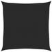 vidaXL Zonnezeil 160 g/m² 6x6 m HDPE Zwart