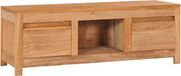 vidaXL Tv-meubel 100x30x35 cm massief teakhout