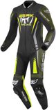 Berik Absolute GP Eendelig leren motorpak - Zwart/fluo-geel/groen - Maat 54