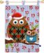 Vervaco Kruiswandtapijt kit Kerst Kerstuilen PN-0154733