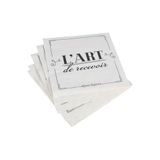Homéa Set van 20 papieren servetten, 3-laags, 33 x 33 cm, de kunst van het ontvangen