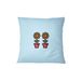 Bona Basics, Decoratieve kussensloop, woondecoratie, voor bank, café, 60 x 60 cm, lichtblauw