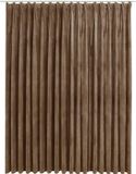 vidaXL Gordijn verduisterend met haken 290x245 cm fluweel beige