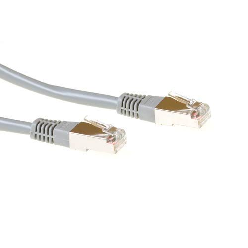 ACT Grijze 15 meter F/UTP CAT5E patchkabel met RJ45 connectoren