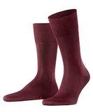 FALKE Tiago herensokken, effen, katoen, maat 41-42, rood