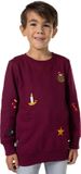 OppoSuits Deluxe X-Mas Icons - Burgundy - Kids Kerst Sweater - Kersttrui - Kerst - Rood - Maat 2 Jaar