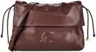Coccinelle Leren schoudertas Lidia Handbag Smooth Leather Berry donkerpaars