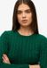 Superdry Essentials Slanke Kabeltrui Dames Groen