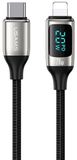 USAMS U78 - USB-C naar Lightning Kabel - 20W Snelladen - 1.2m - Wit