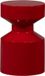 WOOOD Ferry Bijzettafel - Metaal - Rood - 47x30x30