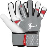 Derbystar Bundesliga v22 keepershandschoenen voor jongens, grijs, zwart, rood, 7