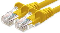 1aTTack.de LAN-netwerkkabel – 15m – Gigabit RJ45 – geel