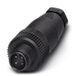 Phoenix Contact 1681088 M12 Kabelconnector Zwart IP67 4A