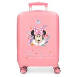 Joumma Disney Minnie Happy To Be Me Handbagage Koffer Roze 33x50x20 cm