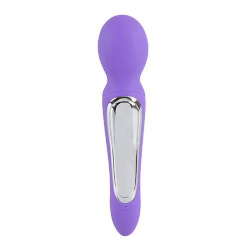 Sweet Smile Oplaadbare Dubbel/Wand Vibrator - Paars