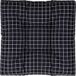 Maison Exclusive Coussin de palette à carreaux noir 80x80x12 cm tissu