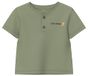 s.Oliver T-shirt met knoopsluiting en borduursel voor baby's