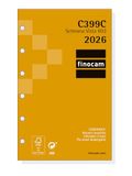 Finocam Classic jaarplanner 2026, weekoverzicht, dwarsaanzicht, januari 2026 - december 2026 (12 maanden), Catalaans