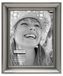 Malden International Designs Concourse Tinnen Metalen Fotolijst, 4x5, Zilver - 192-45