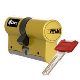 Hoge LINCE Hoge veiligheidscilinder LINCE C7 L30 + 30, gepatenteerde drievoudige vergrendeling, anti-bumping, anti-breuk, gevarenfunctie (anti-paniek), 5 omkeerbare sleutels, gecertificeerd volgens EN 1303:2016.