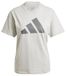 adidas Dames PWR 3 GRAPHIC TEE, MEDIUM GREY HEATHER, M