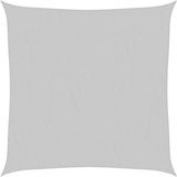 vidaXL Zonnezeil 7x7 m 100% polyester oxford lichtgrijs