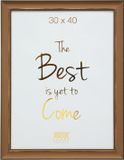 Deknudt Frames fotolijst S46XF3 - bruin met zwarte randen - 30x40 cm