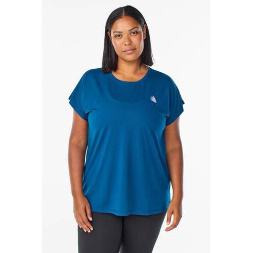 ACTIVE By Zizzi Plus Size sport T-shirt donkerblauw