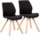 CLP Luna Ensemble de 2 chaises de salle à manger