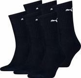 Puma Sokken Set van 6 Blauw Unisex Katoen Hoog 39-42