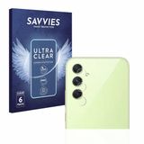 Savvies - Screenprotector voor Samsung Galaxy A54 5G (ALLEEN Camera Lens) - Folie Beschermfolie transparant 6 Stuks