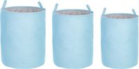 Beliani ARCHA - Manden Set van 3 - Blauw - Kunststof