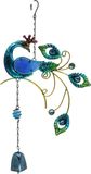 achilles Windvanger Kleurrijke Pauw - Tuin decoratie - Wind Chimes Windgong