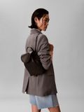 Merkloos Calvin Klein Rugzak 'Emblem Print Flap' cappuccino / zwart