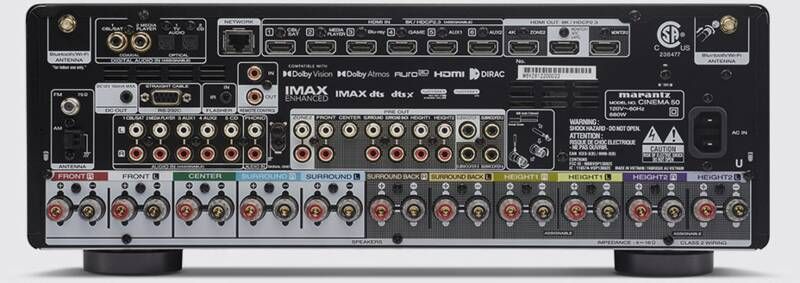 Marantz CINEMA 50 - Zwart - Surround receiver