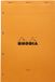 Rhodia N°20 schrijfblok & schrift A4+ 80 vel Oranje