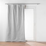 HomeMaison Thermische voering met gordijnringen 130 x 230 cm Grijs