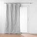 HomeMaison Thermische voering met gordijnringen 130 x 230 cm Grijs