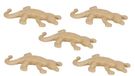 Décopatch AP116Opack - Lot de 5 supports en papier brun pulpé 17,5x11,5x2,8 cm, Salamandre