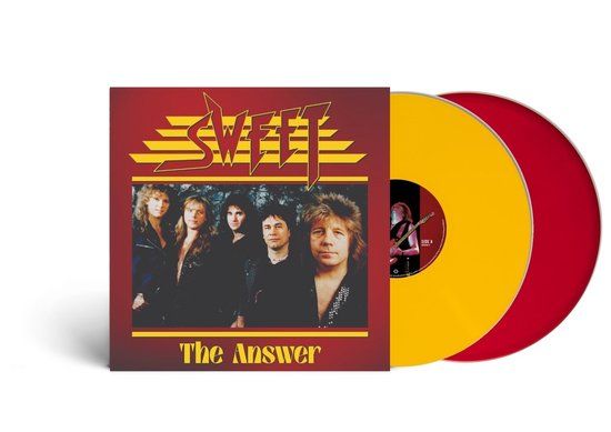 The Sweet The Answer LP Coloured Vinyl Red & Yellow
