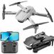 K105 Max Minidrone avec double caméra 4K, évitement intelligent des obstacles, 2 batteries, autonomie de la batterie : 15 min, Gris