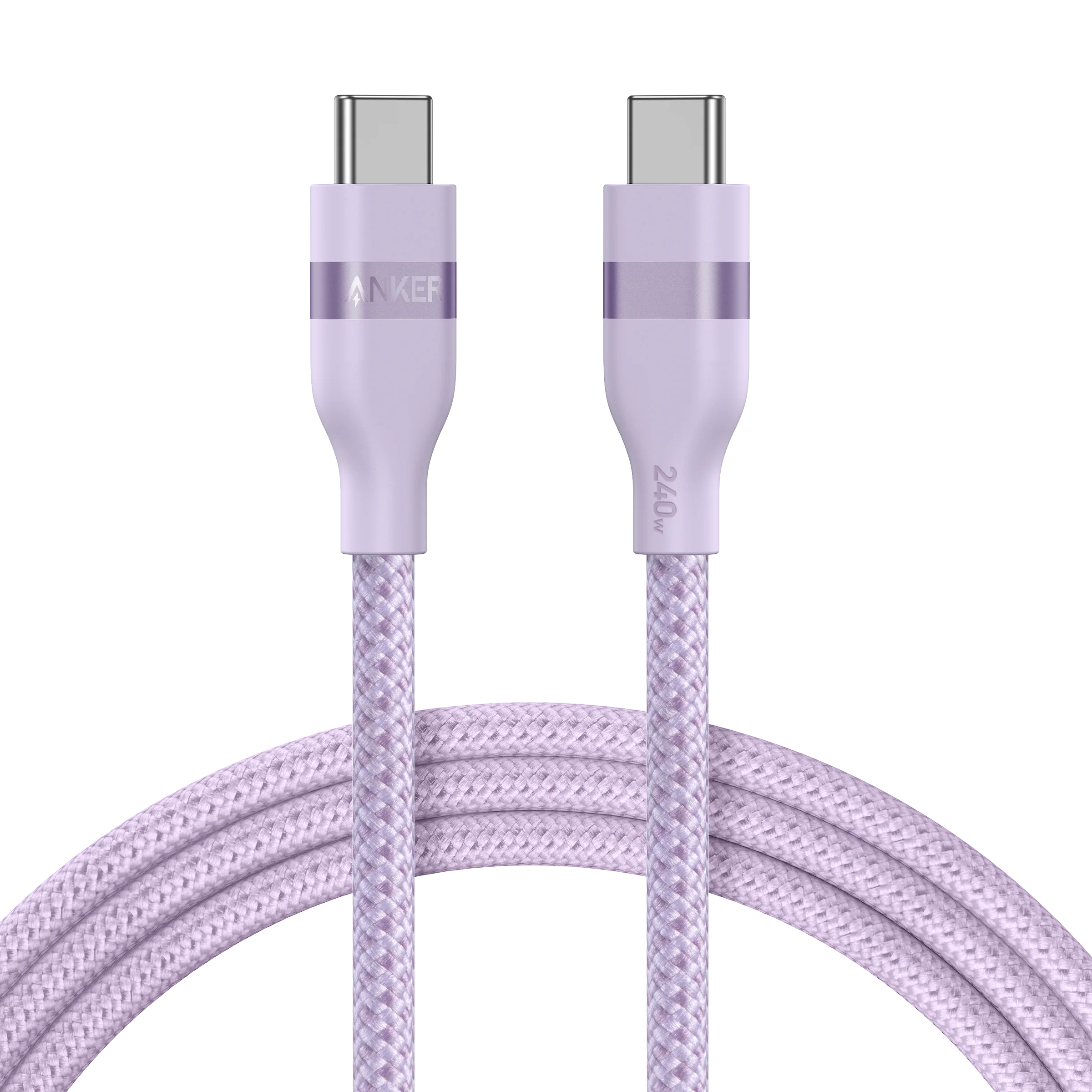 Anker USB-C naar USB-C Kabel, 240W PD, 1.8m, Lichtpaars