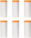 vidaXL - Feuille anti-poussière - avec - Bande adhésive - 6 - pc - Transparent - 240 - x - 2000 - cm - HDPE