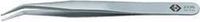 C.K T2336 Onderdelenpincet SM115 SA Met groeven, gebogen 30° 120 mm