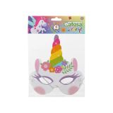 BigBuy Lot de 6 masques licorne
