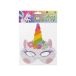 BigBuy Lot de 6 masques licorne