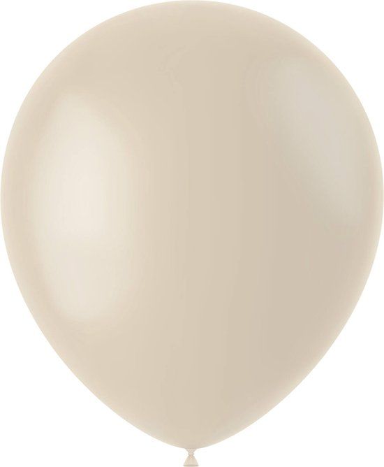 Creamy Latte Ballonnen 33 cm - 10 stuks - Crème - Verjaardag