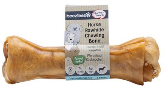 Beeztees Paardenhuid Kauwbot - 17 cm